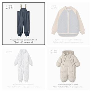 Брюки-дождевики Wheat "Olo Ink", чернильные